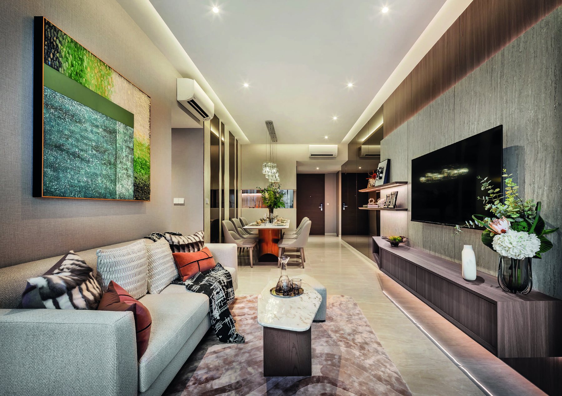 Show unit living room